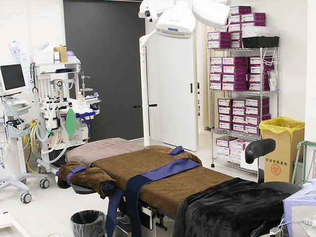 札幌院の施術室